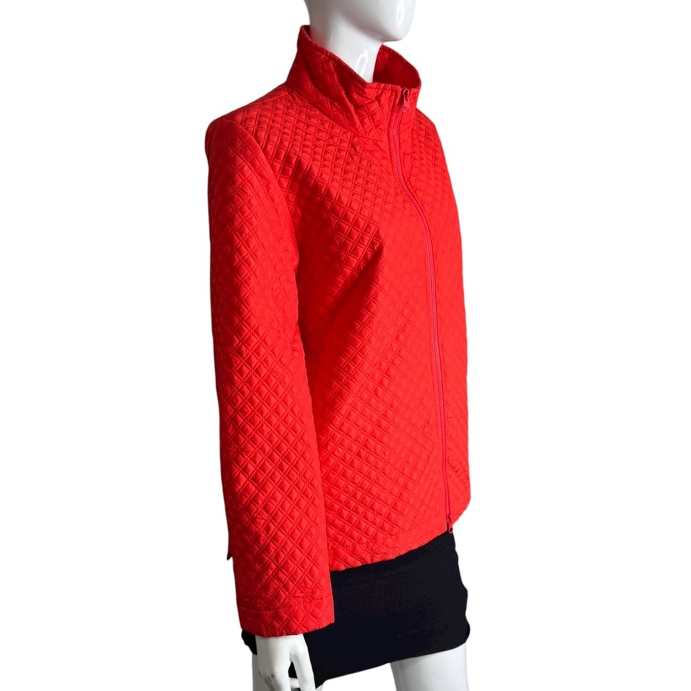 Harve Benard Red Quilted Puffer Jacket - Picture 2 of 8
